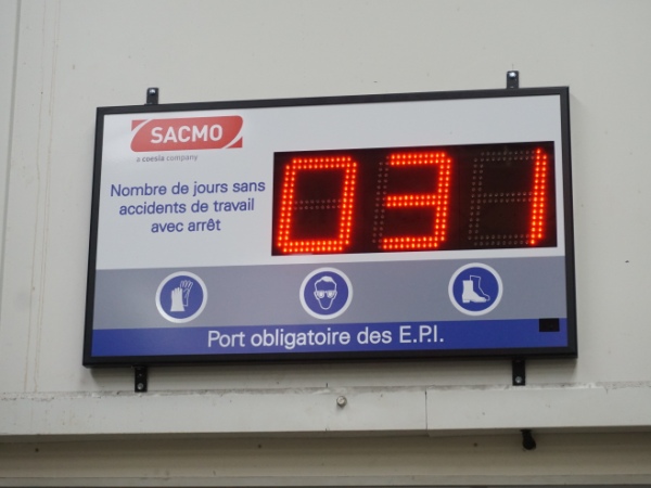 Days without accidents boards