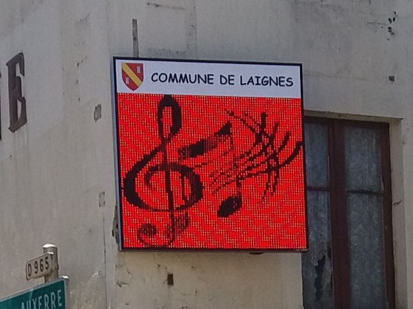 LED electronic display